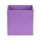 Household Essentials 11" Purple Storage Cubes with Diagonal Lip Handles, 6ct.